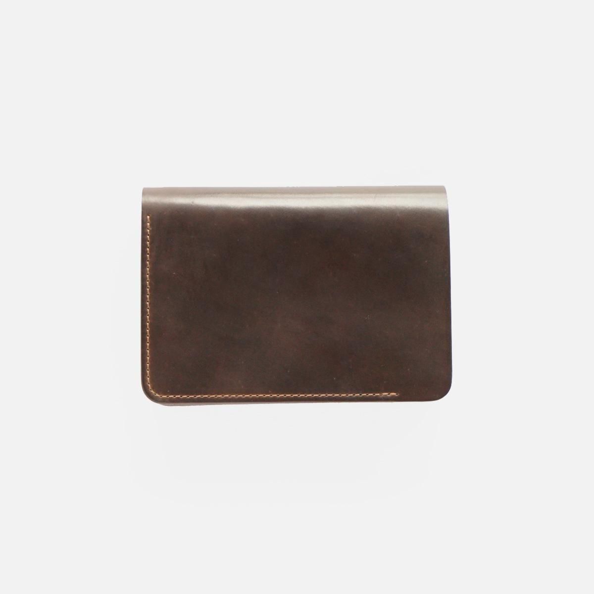 SHORT WALLET / DARK COGNAC × BROWN