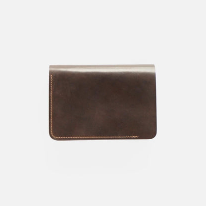 SHORT WALLET / DARK COGNAC × BROWN
