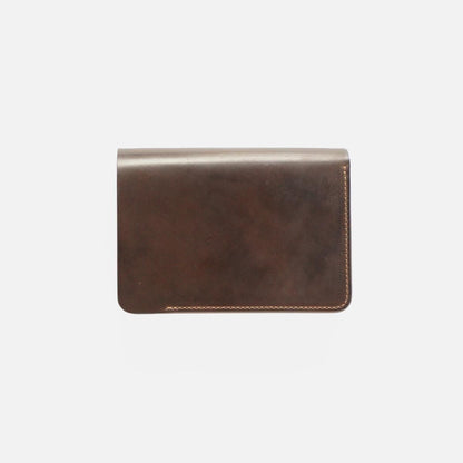 SHORT WALLET / DARK COGNAC × BROWN