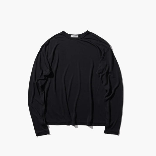 MODAL SILK JERSEY CREWNECK PULLOVER