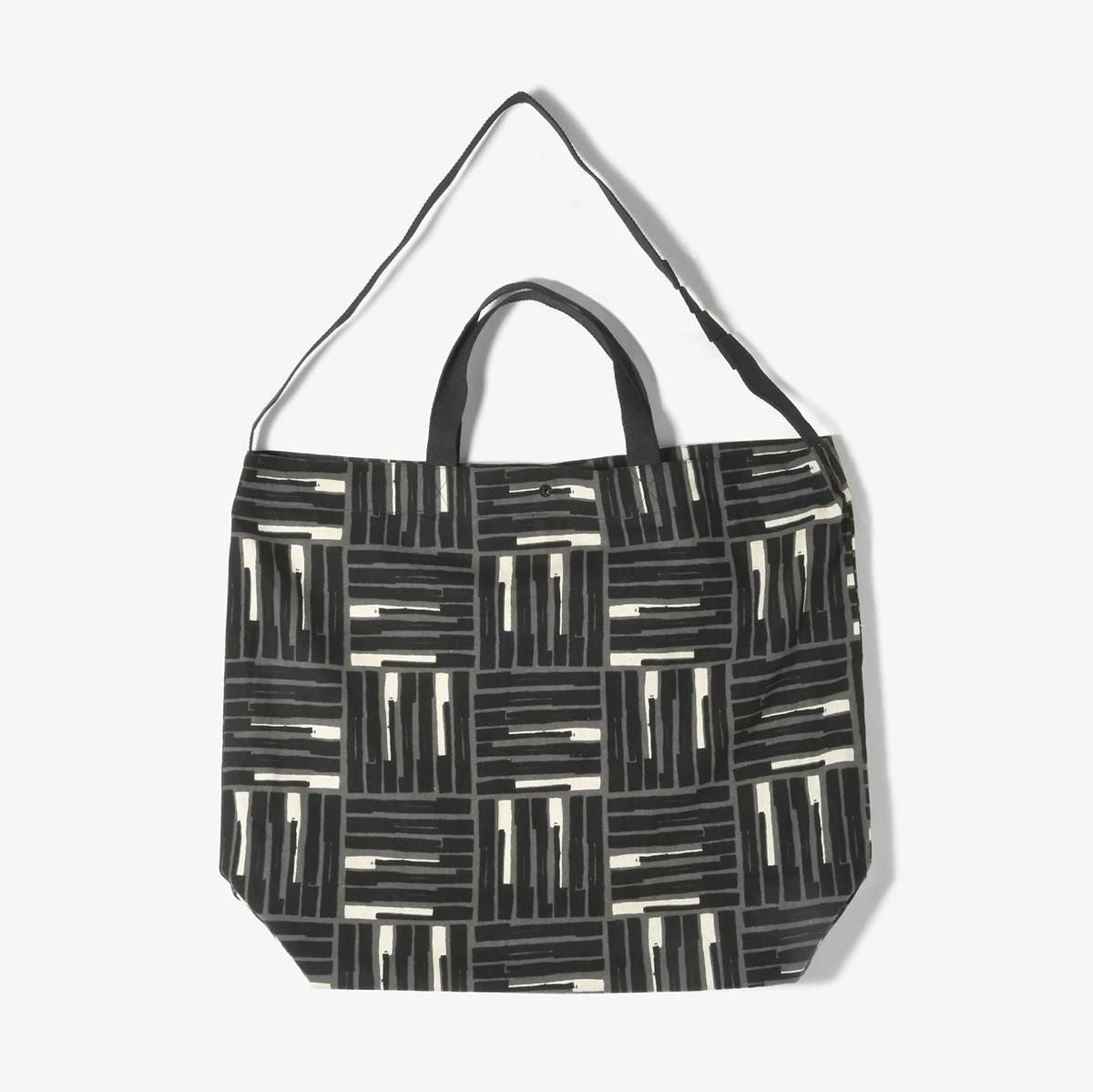 CARRY ALL TOTE - COTTON TILE PRINT CANVAS