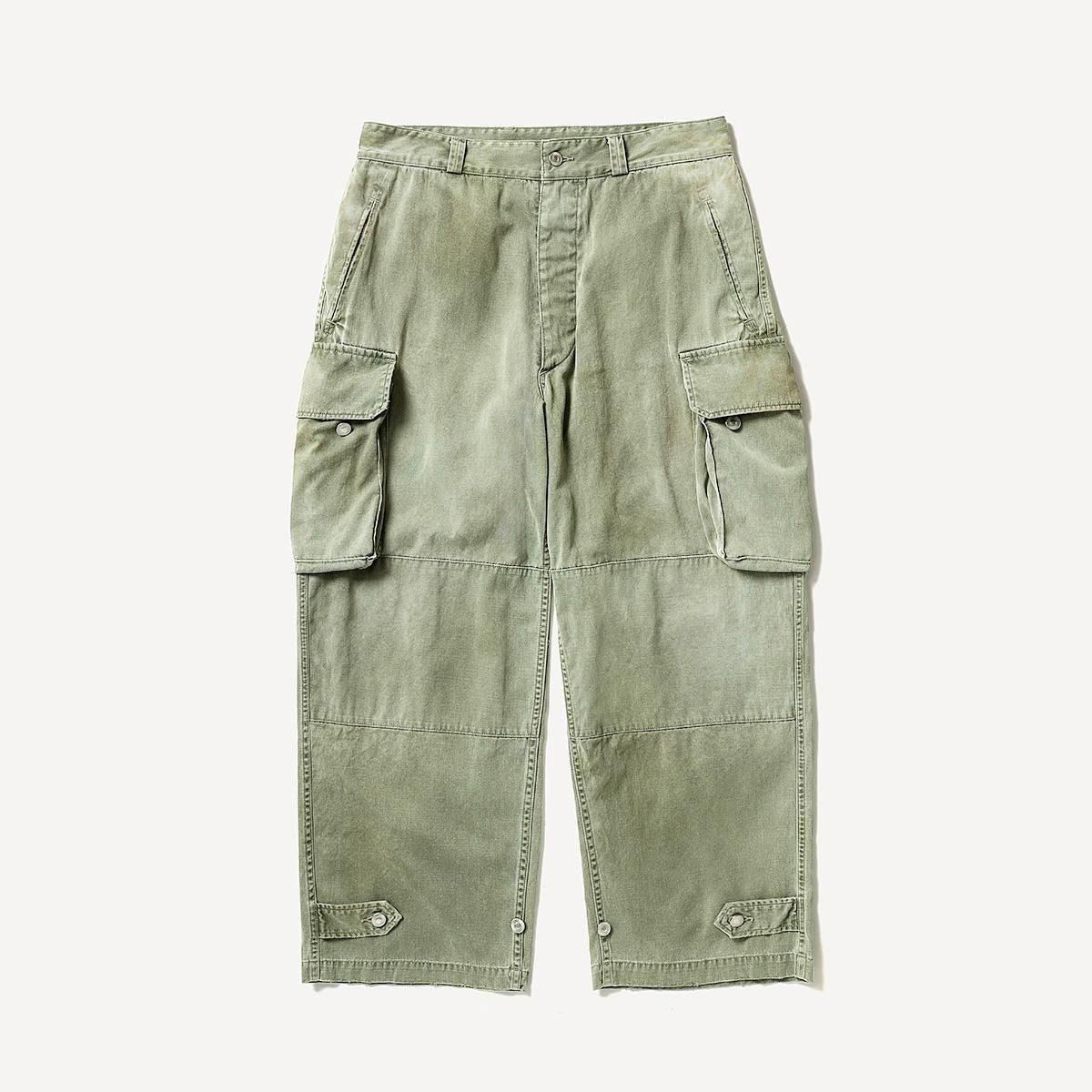 VINTAGE FRENCH ARMY HBT M-47 PANTS