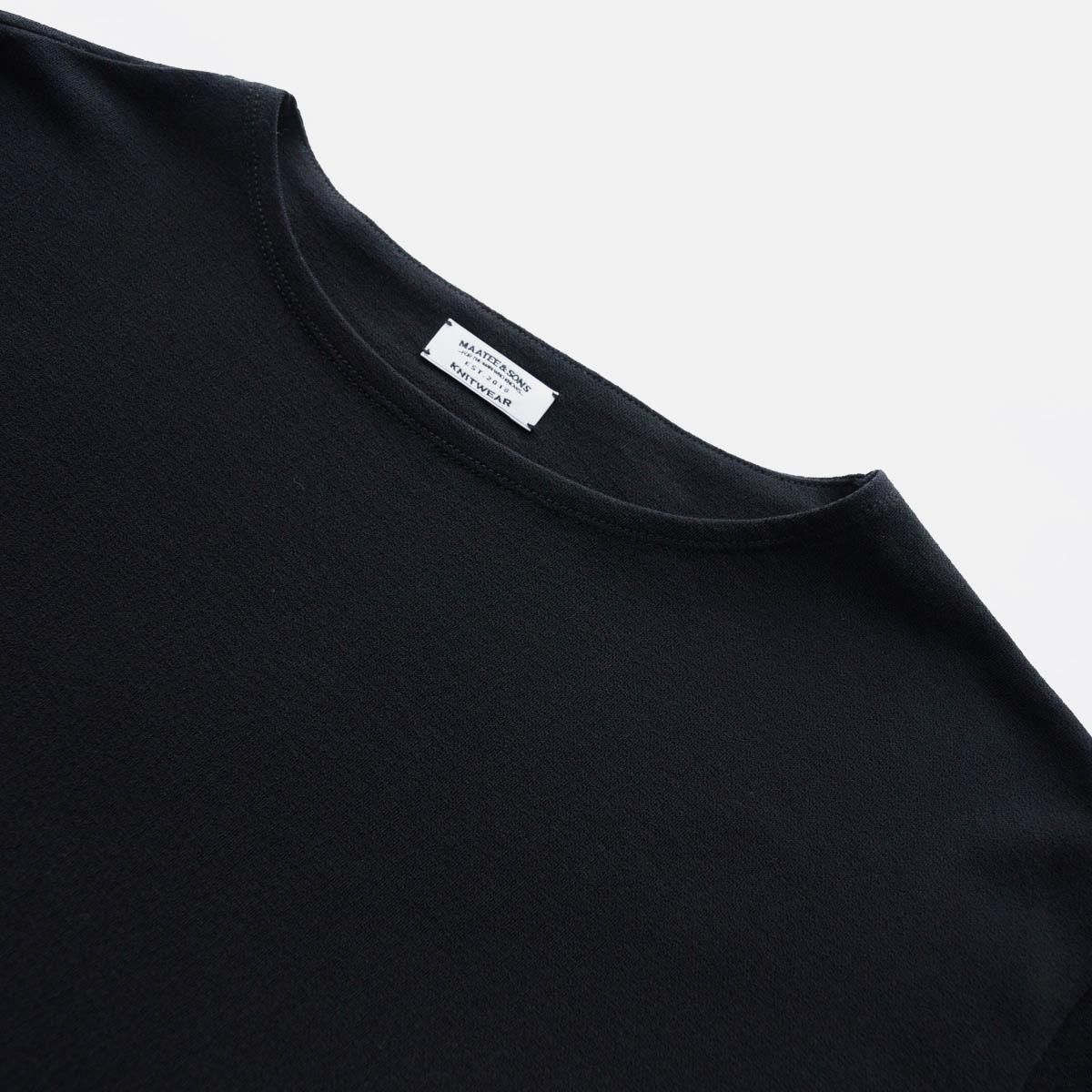 S/S BOAT TEE / COTTON CREPE