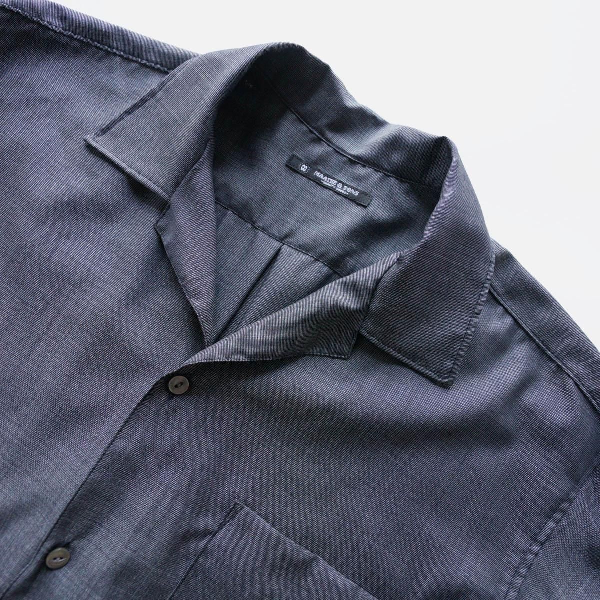 OPEN COLLAR FRINGE HWOOL SILK