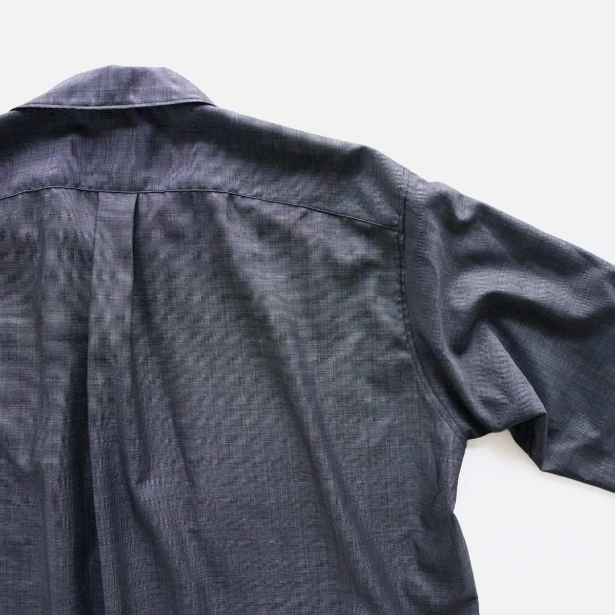 OPEN COLLAR FRINGE HWOOL SILK