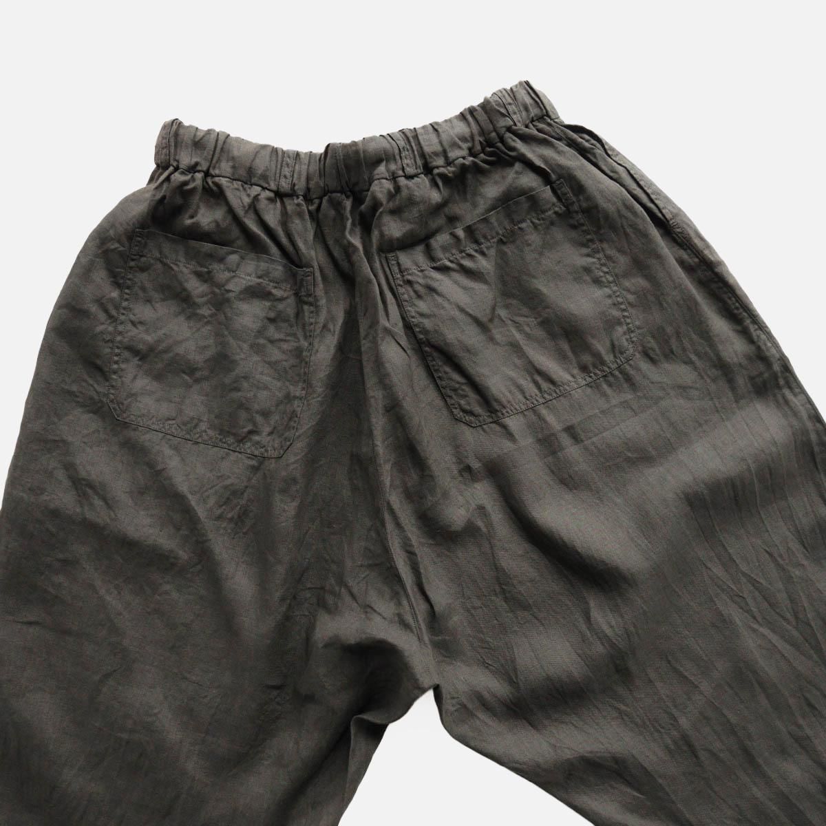 Hemp Pants (Botanically Dyed) / Persimmon Tannin x Sumi Ink