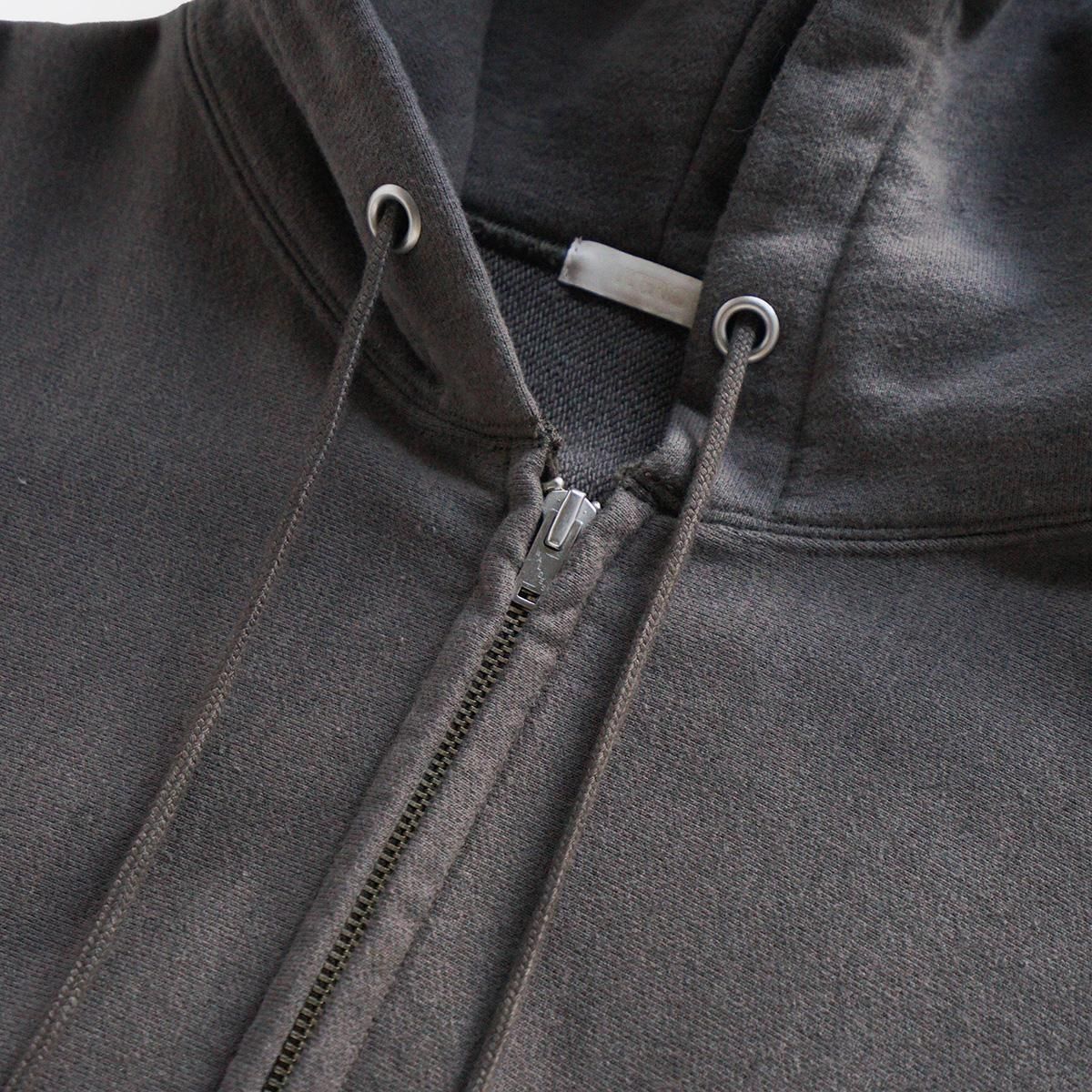 FADED SILKY TERRY RW ZIP UP PARKA