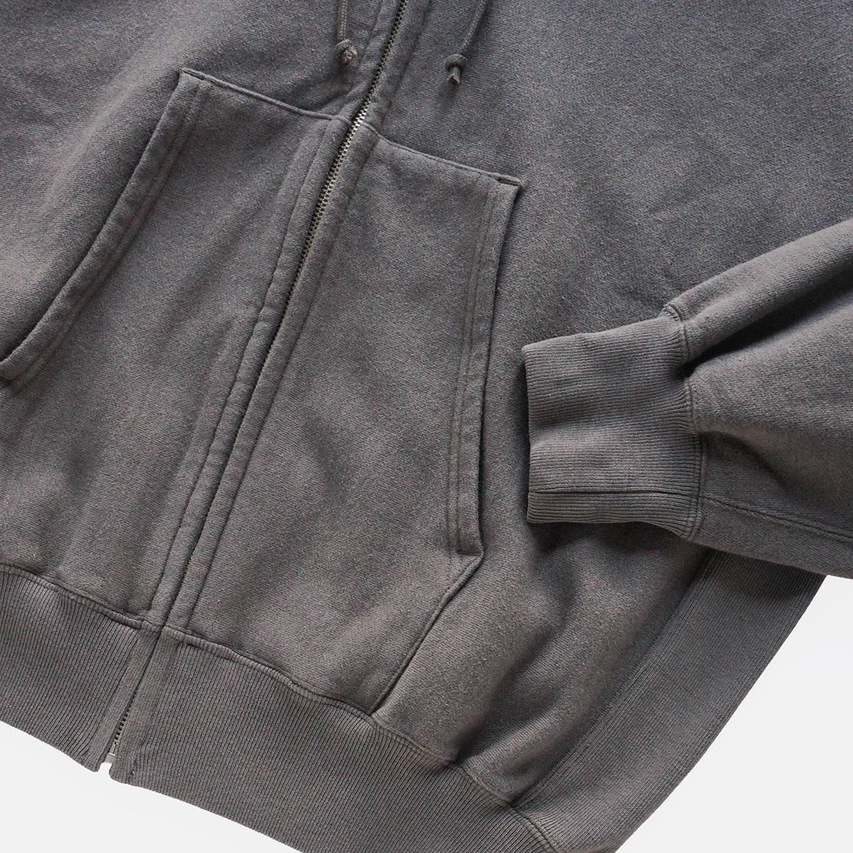 FADED SILKY TERRY RW ZIP UP PARKA