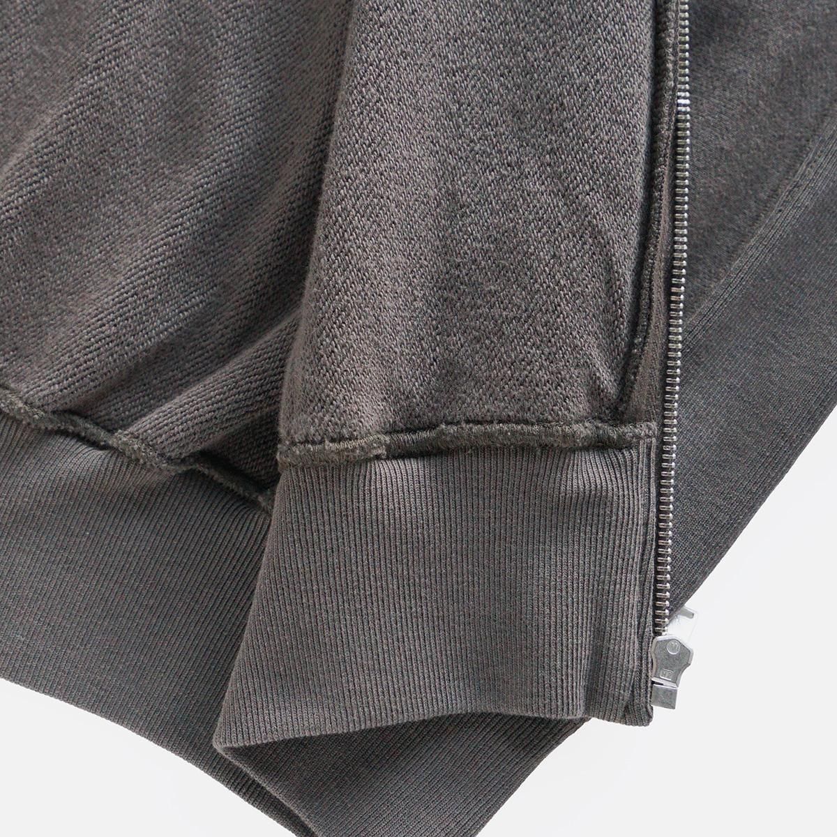 FADED SILKY TERRY RW ZIP UP PARKA