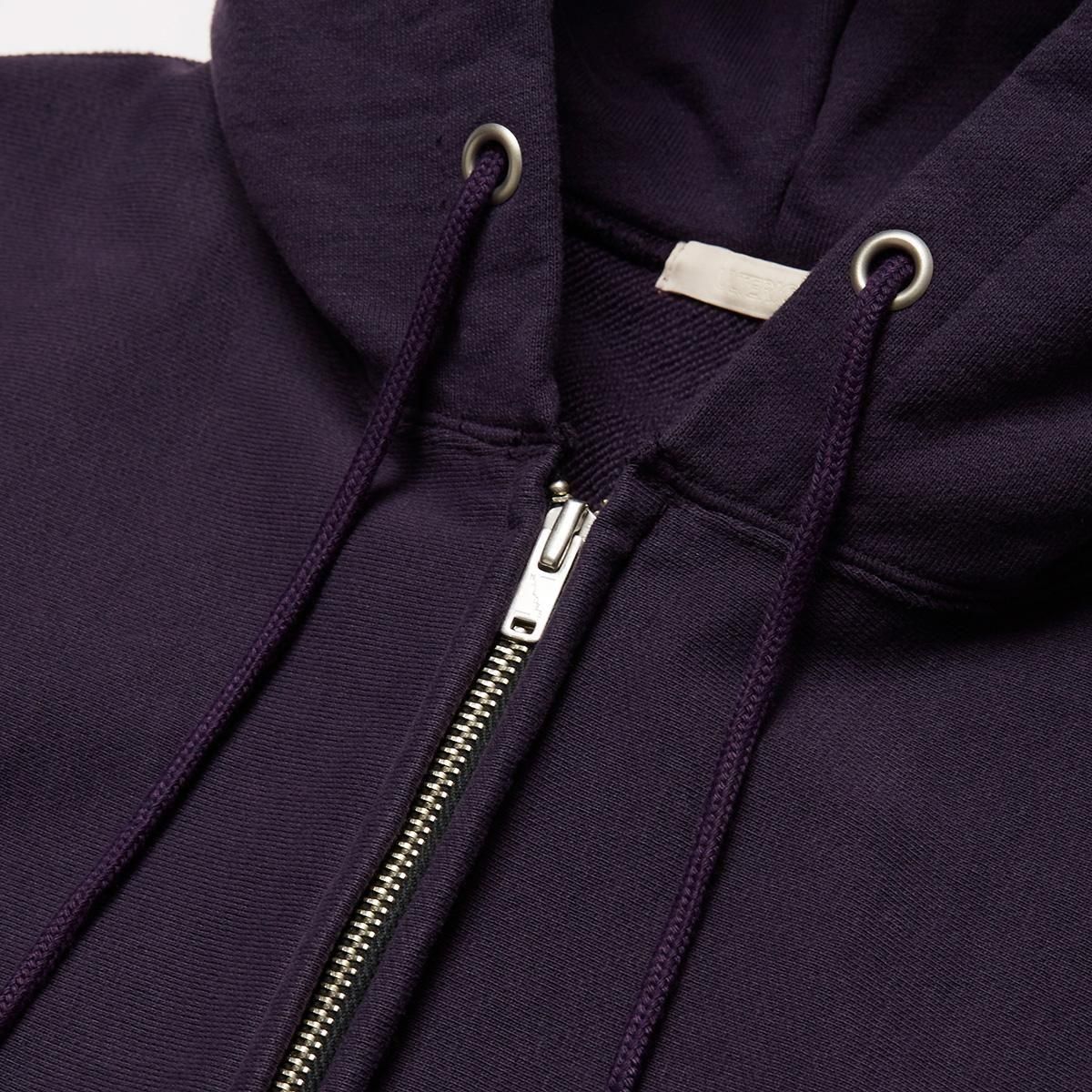 FADED SILKY TERRY RW ZIP UP PARKA