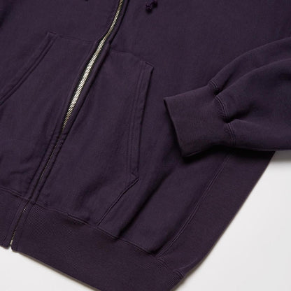 FADED SILKY TERRY RW ZIP UP PARKA