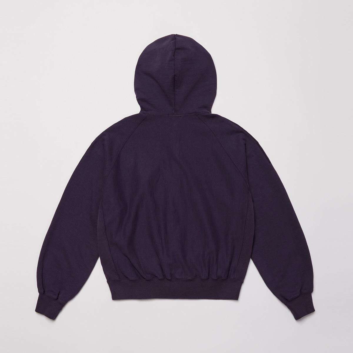 FADED SILKY TERRY RW ZIP UP PARKA