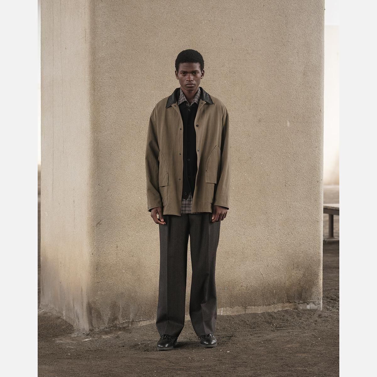 FADED CORKSCREW TWILL HUNTING JACKET