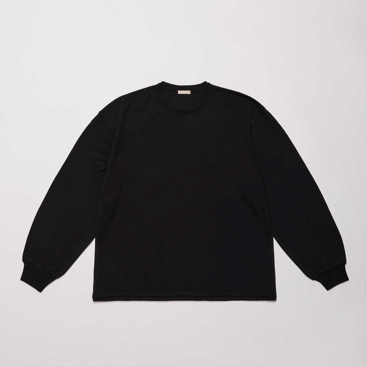 SUPER FINE WOOL COTTON CUT-OFF P/O (BLACK)