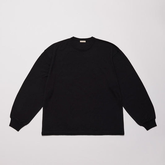 SUPER FINE WOOL COTTON CUT-OFF P/O (BLACK)