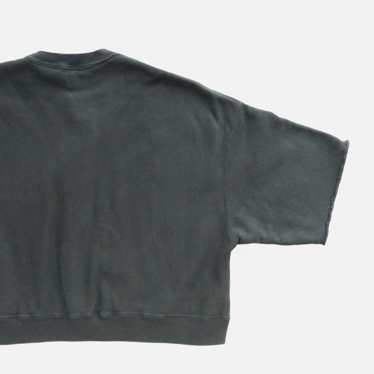 NATURAL DYED URAKE OVERSIZED HALF SLEEVE SWEAT