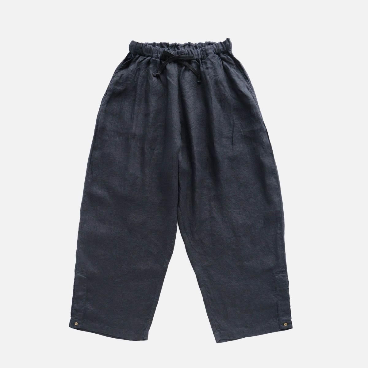 Linen Hemp Side Slit Pants