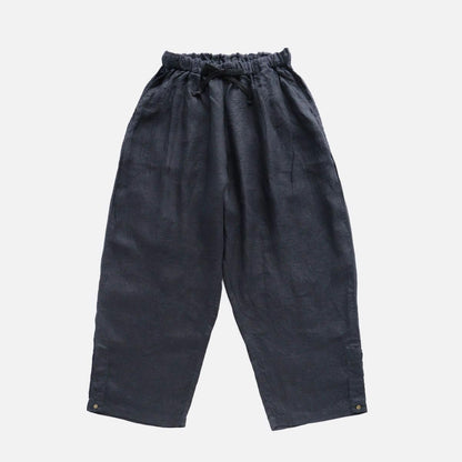 Linen Hemp Side Slit Pants