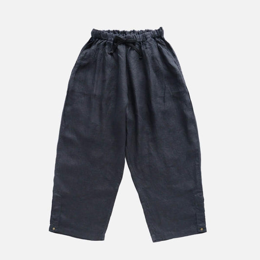 Linen Hemp Side Slit Pants