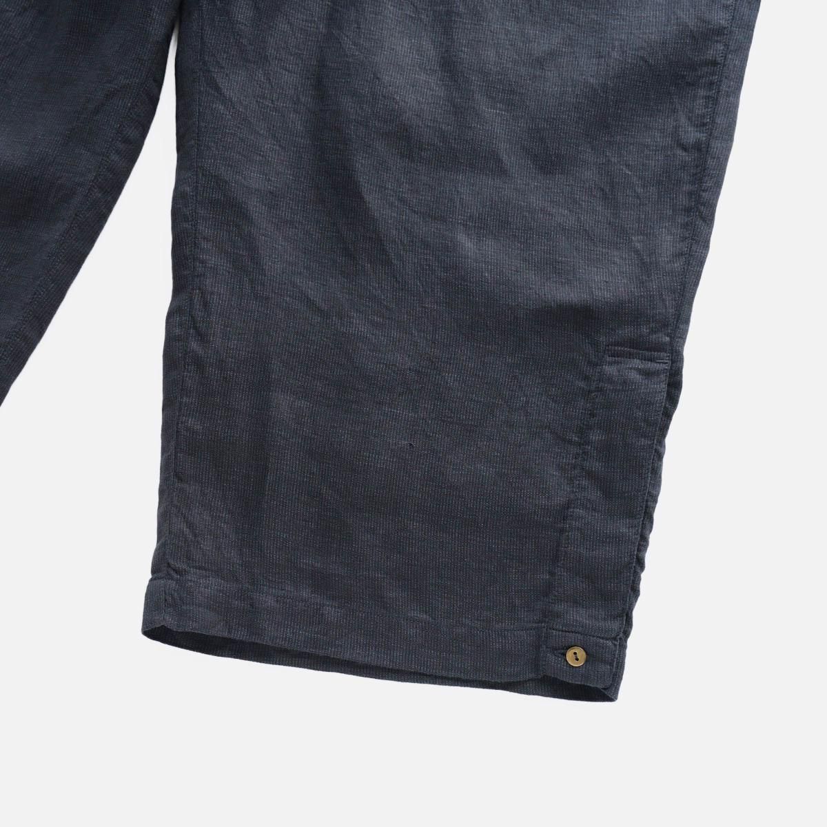 Linen Hemp Side Slit Pants