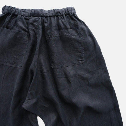 Linen Hemp Side Slit Pants
