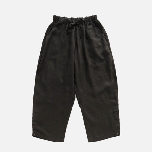 Linen Hemp Side Slit Pants