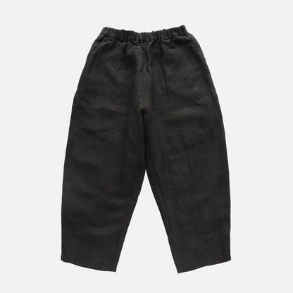 Linen-Hemp Jacquard Pants
