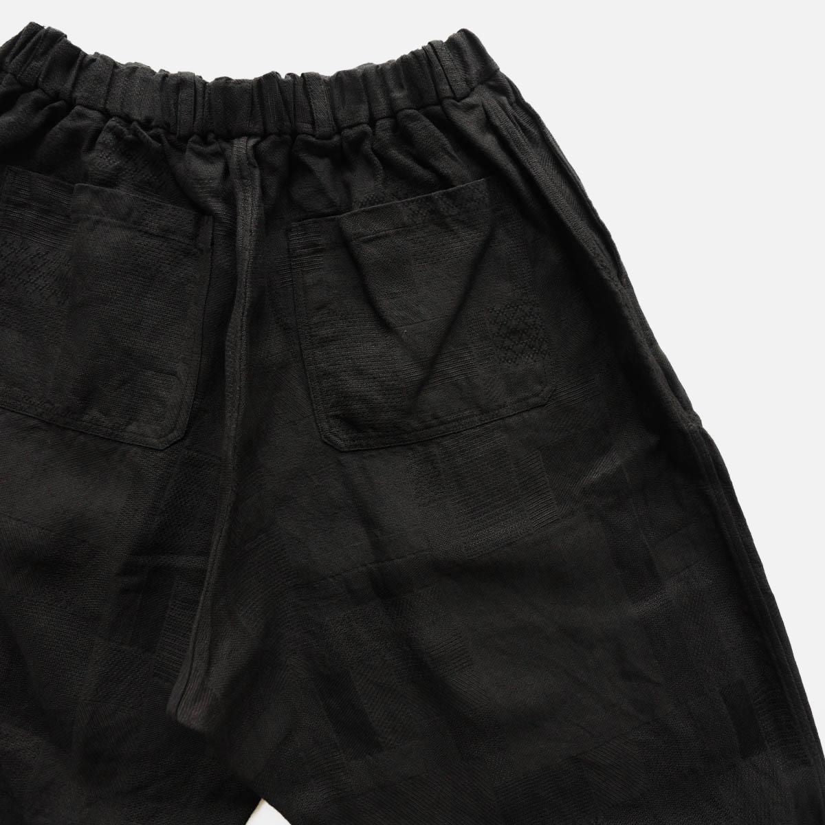 Linen-Hemp Jacquard Pants