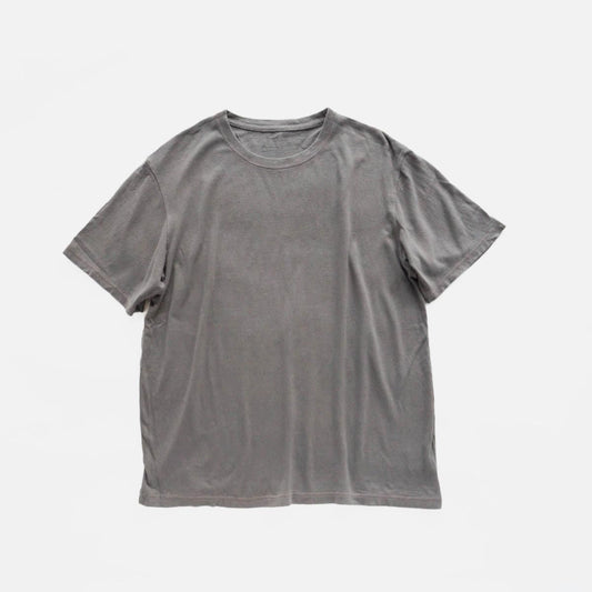 Strong-twist silk pongee yarn T-shirt