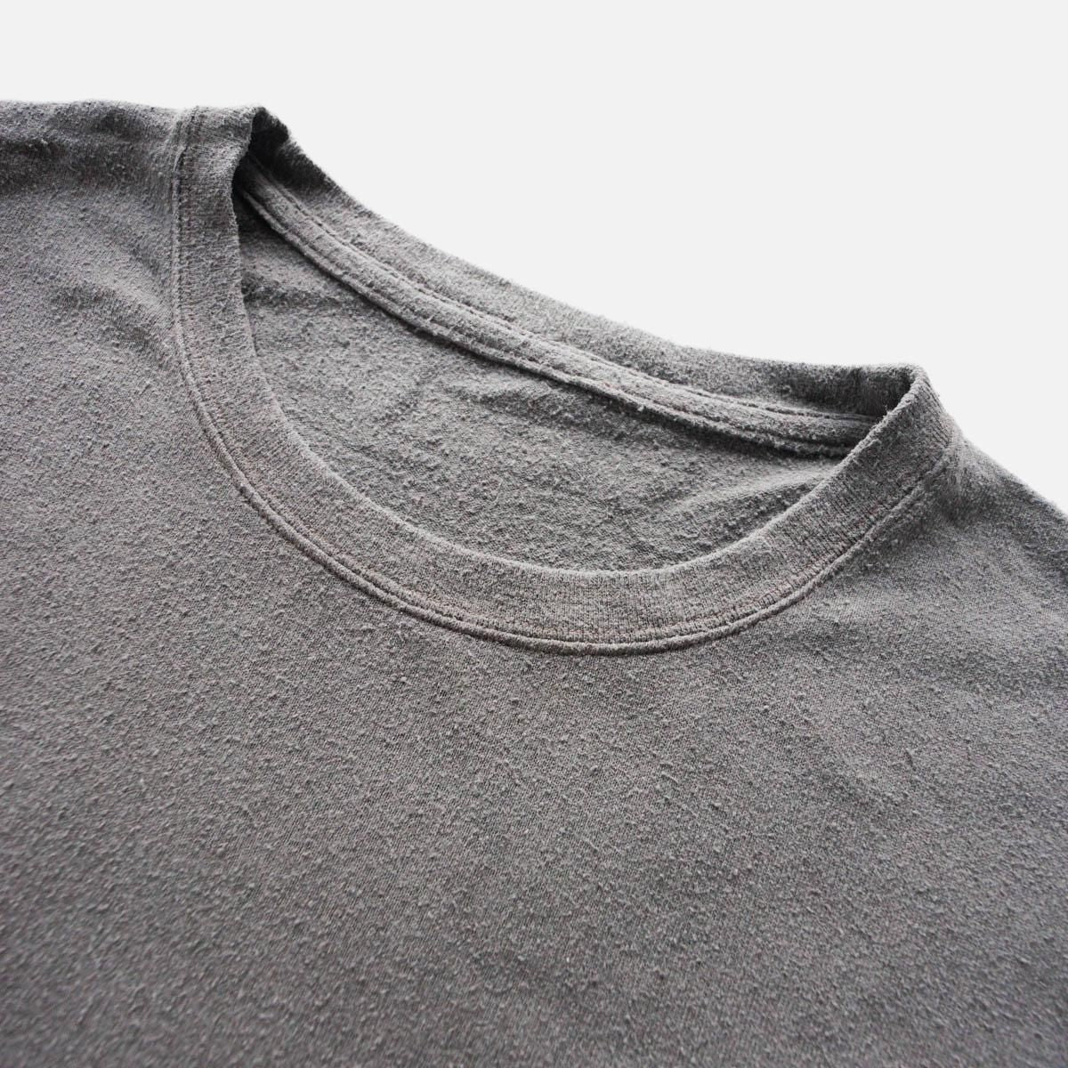 Strong-twist silk pongee yarn T-shirt