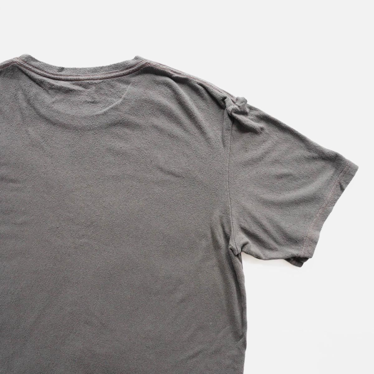 Strong-twist silk pongee yarn T-shirt