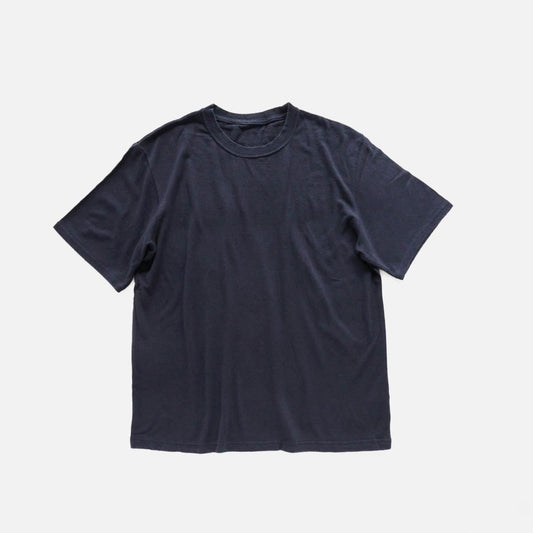 Strong-twist silk pongee yarn T-shirt