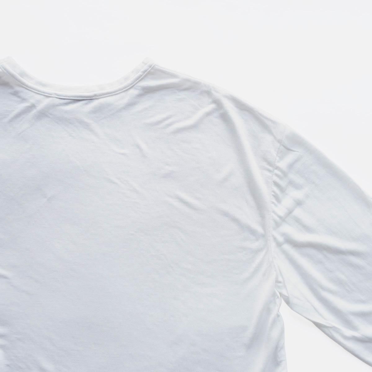 MODAL SILK JERSEY CREWNECK PULLOVER