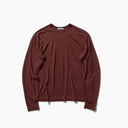 MODAL SILK JERSEY CREWNECK PULLOVER