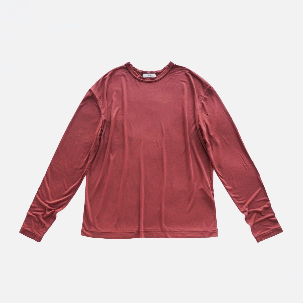 MODAL SILK JERSEY CREWNECK PULLOVER