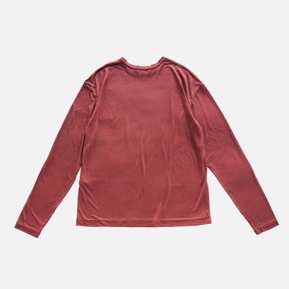 MODAL SILK JERSEY CREWNECK PULLOVER