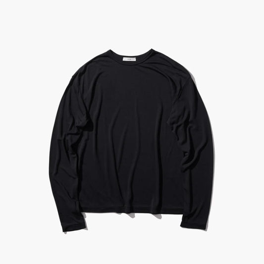 MODAL SILK JERSEY CREWNECK PULLOVER