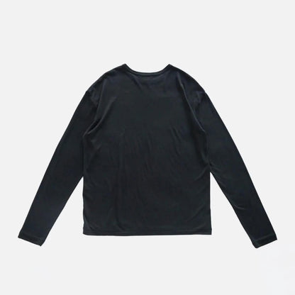MODAL SILK JERSEY CREWNECK PULLOVER