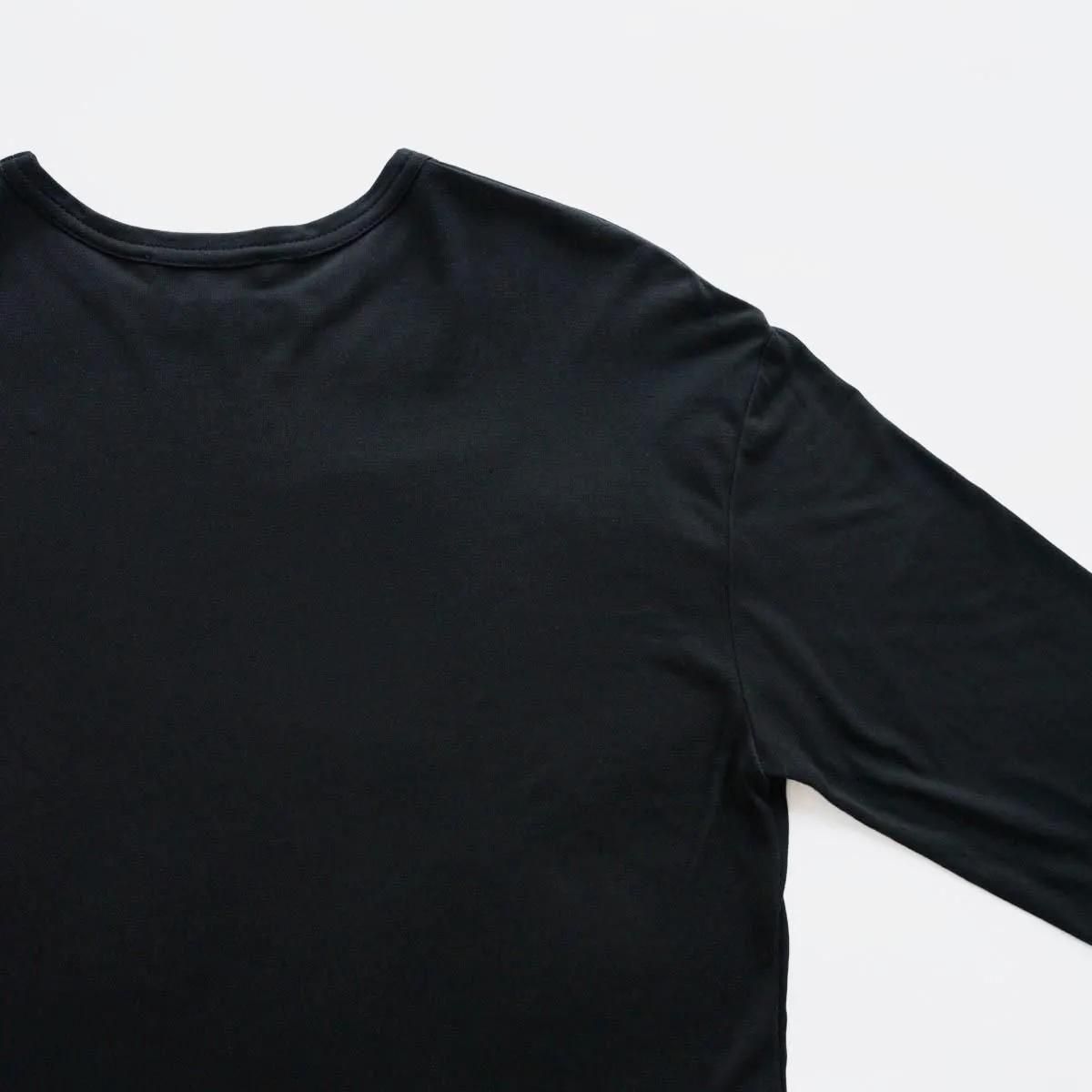 MODAL SILK JERSEY CREWNECK PULLOVER