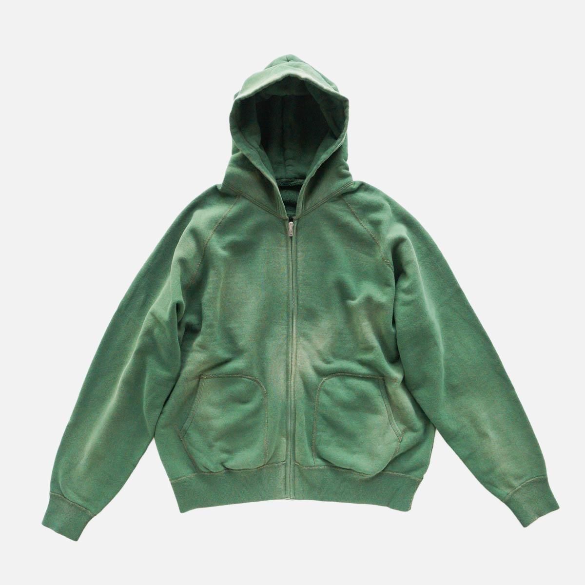 ZIP UP HOODED SWEATSHIRT