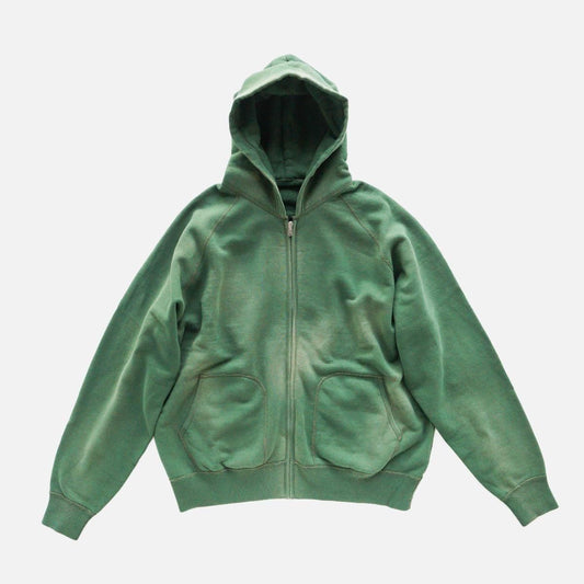 ZIP UP HOODED SWEATSHIRT