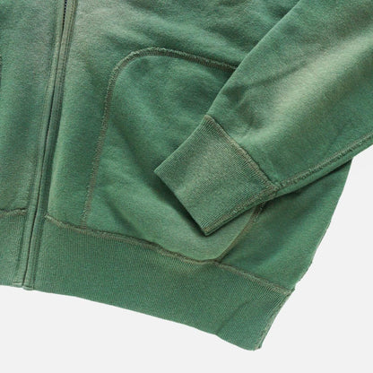 ZIP UP HOODED SWEATSHIRT