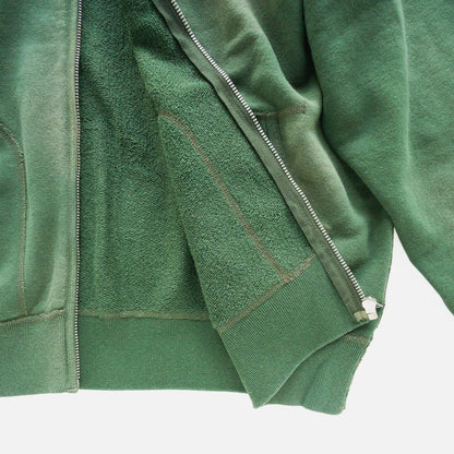 ZIP UP HOODED SWEATSHIRT