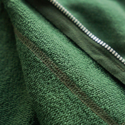 ZIP UP HOODED SWEATSHIRT