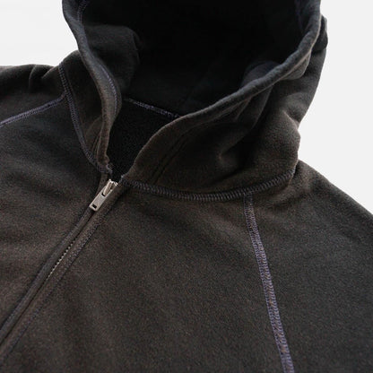 ZIP UP HOODED SWEATSHIRT