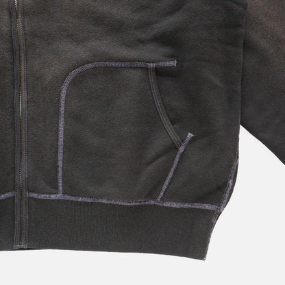 ZIP UP HOODED SWEATSHIRT
