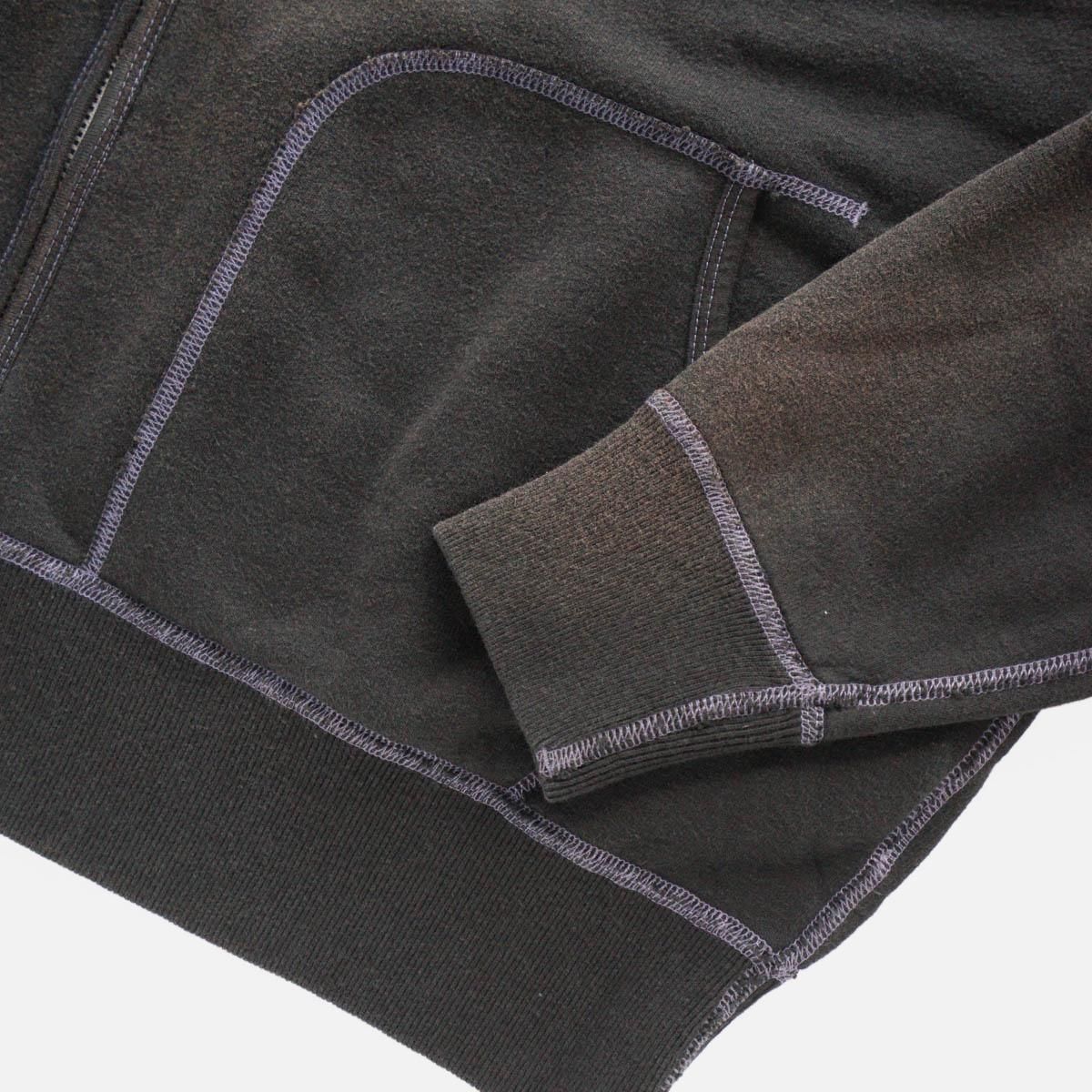 ZIP UP HOODED SWEATSHIRT