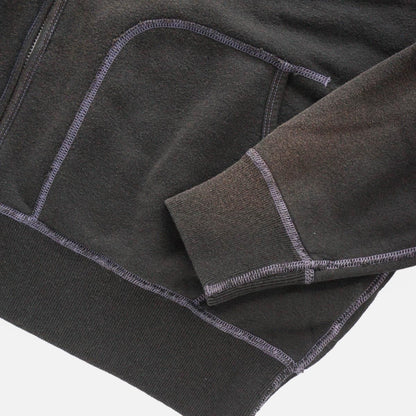 ZIP UP HOODED SWEATSHIRT