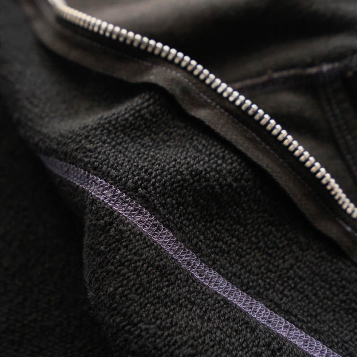 ZIP UP HOODED SWEATSHIRT