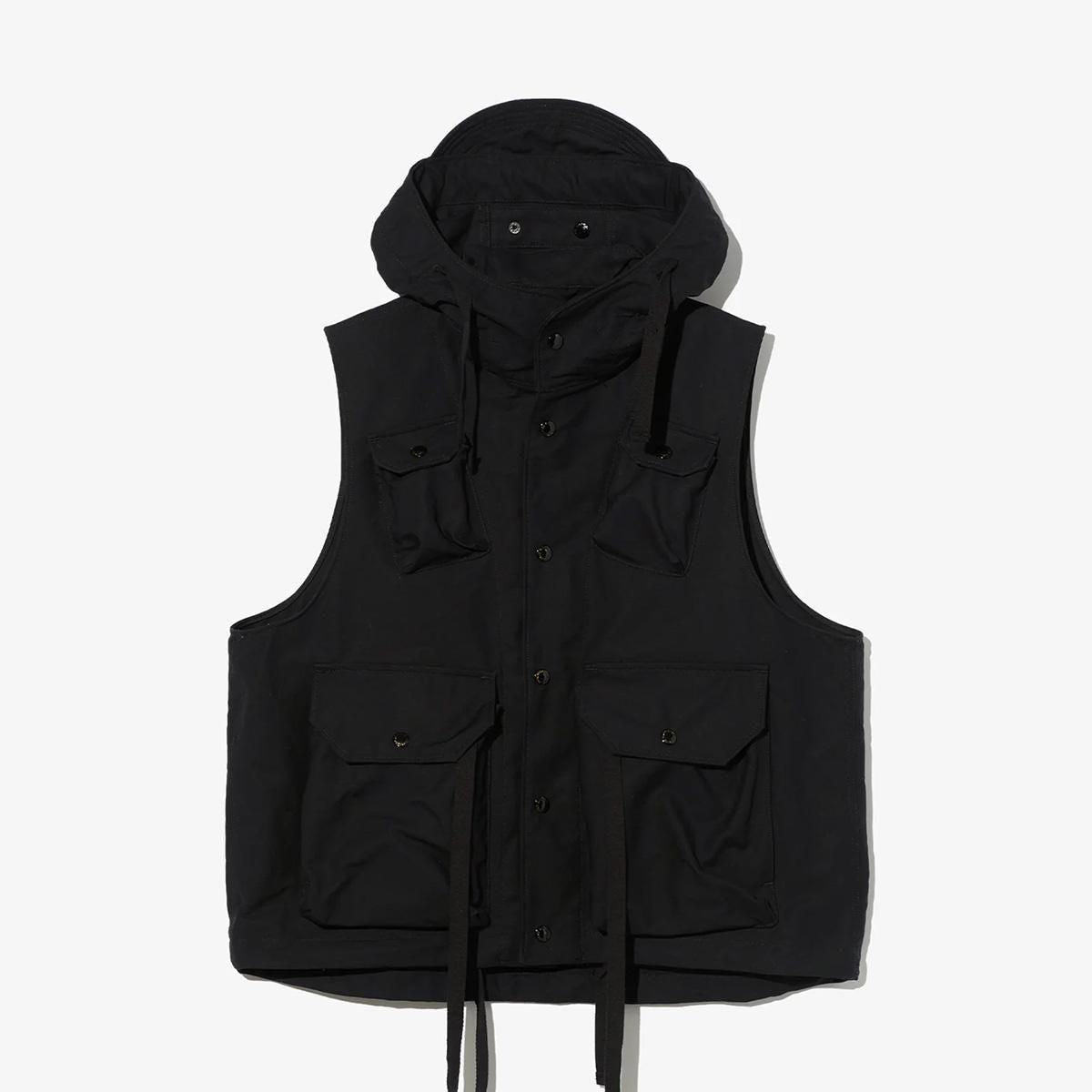 FIELD VEST - COTTON DOUBLE CLOTH